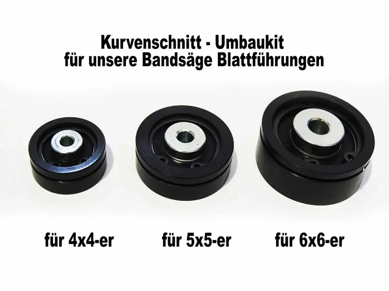 Bandsäge Sägeblattführung 6×6 kurvenschnitt-Umbaukit