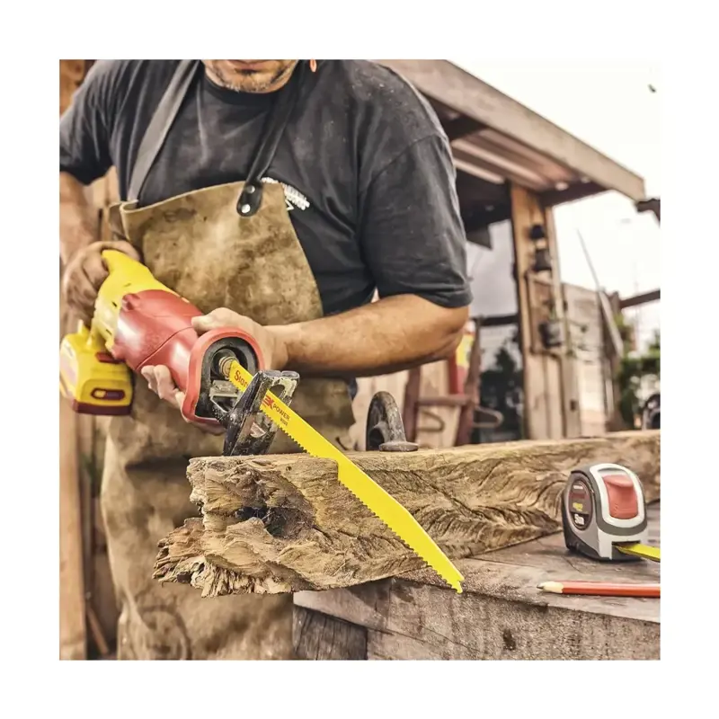 Starrett Bi-Metall- und Hartmetall-Sägeblätter Säbel-Sortimentspaket - KRB12-A - HOLZ, METALL, MEHRZWECK und SCHWERZERSPANUNG (12 Blätter)