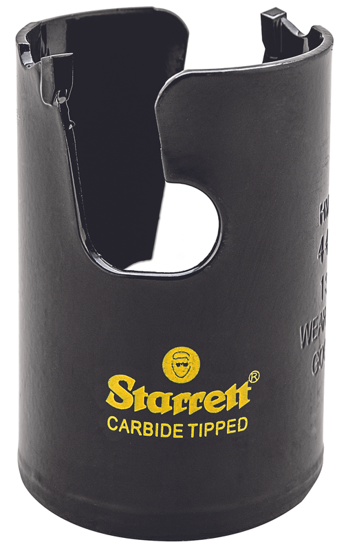 Starrett 44 mm Hartmetall-Lochsäge - MPH0134 Mehrzweck-TCT-Lochsäge - für Holz-, MDF-Kunststoff-Keramik-Wandfliesen