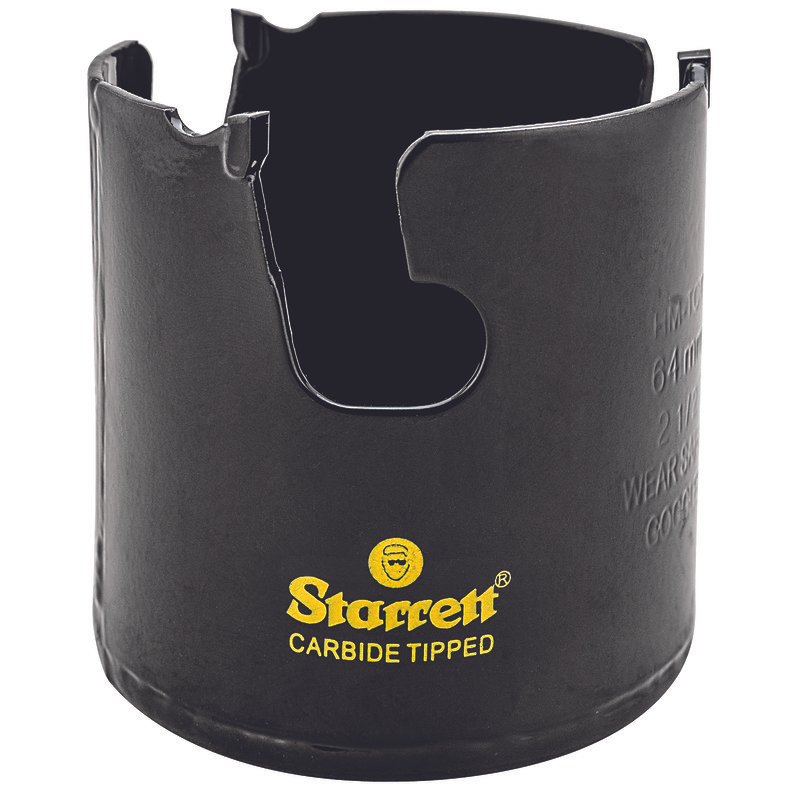 Starrett 64 mm Hartmetall-Lochsäge - MPH0212 Mehrzweck-TCT-Lochsäge - für Holz-MDF-Kunststoff-Keramik-Wandfliesen