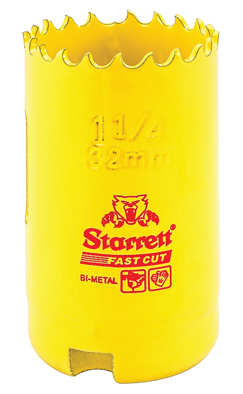 Starrett 32mm HSS Bi-Metall-Lochsäge - FCH0114 schnell geschnittene extra Kobalt-Lochsäge - für rostfreies Blech Holz Kunststoff verschiedene Materialien