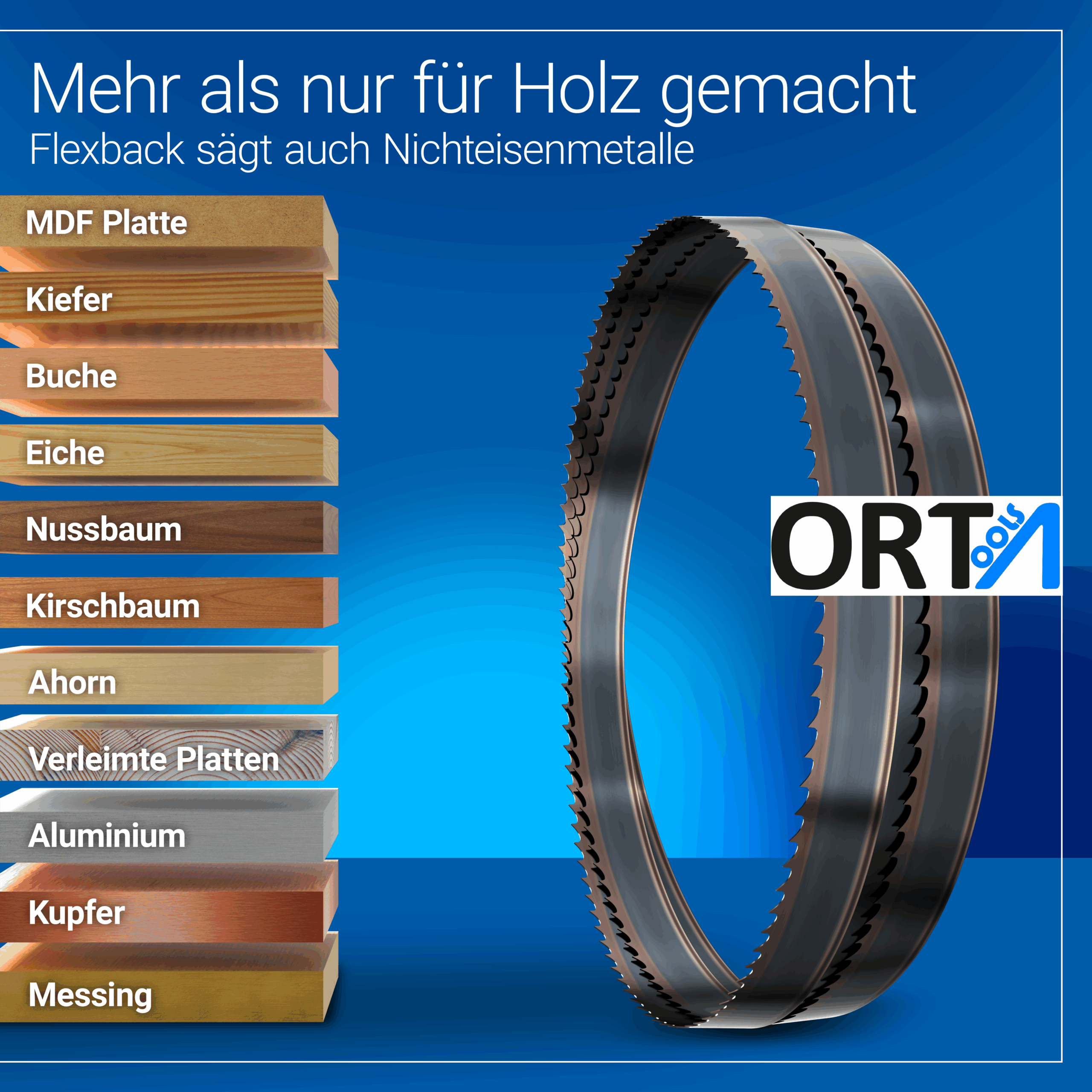 Flexback Bandsägeblätter