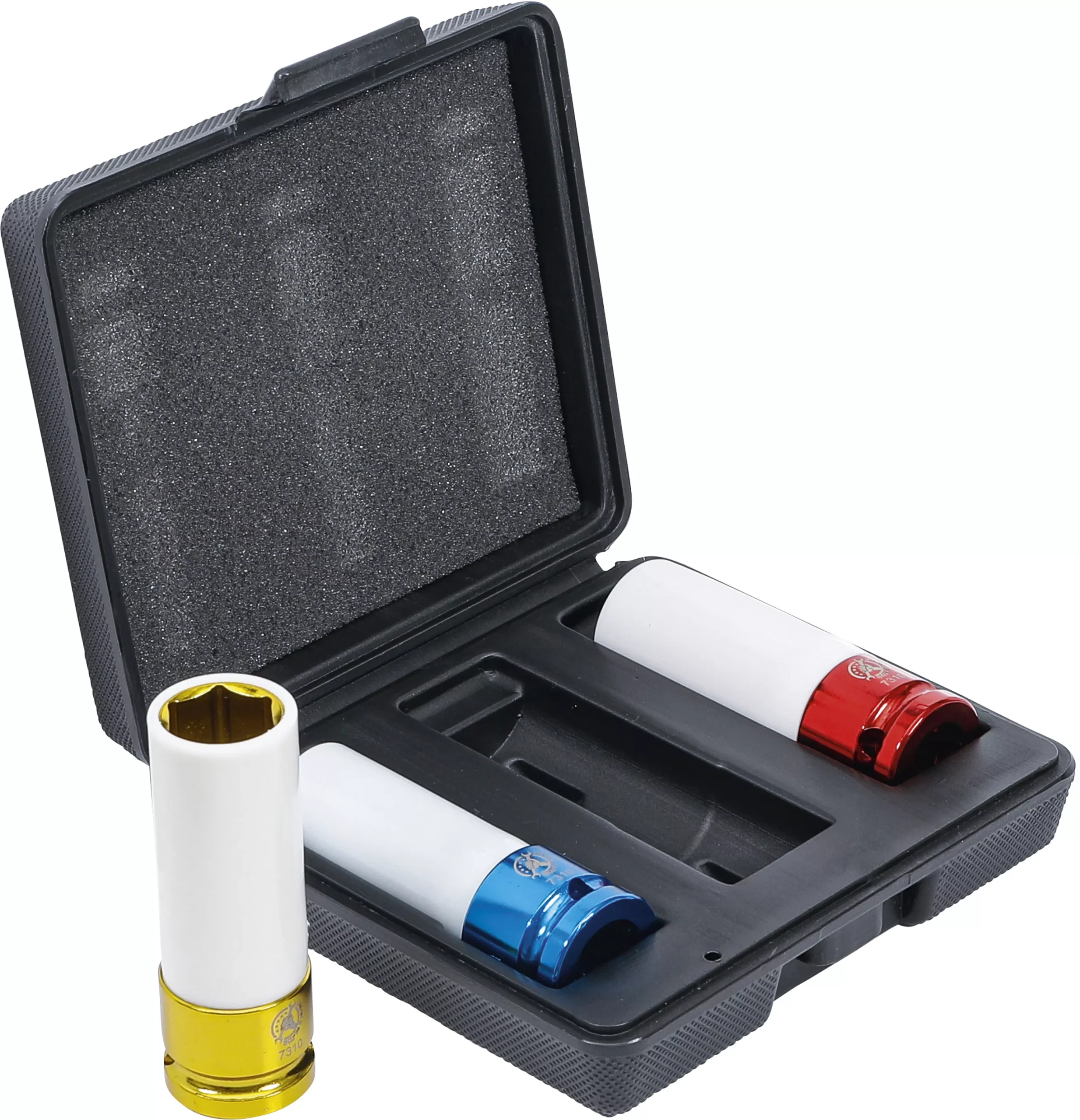 Kraft-Schoneinsatz-Satz | Antrieb Innenvierkant 12,5 mm (1/2") | SW 17 - 19 - 21 mm | 3-tlg.