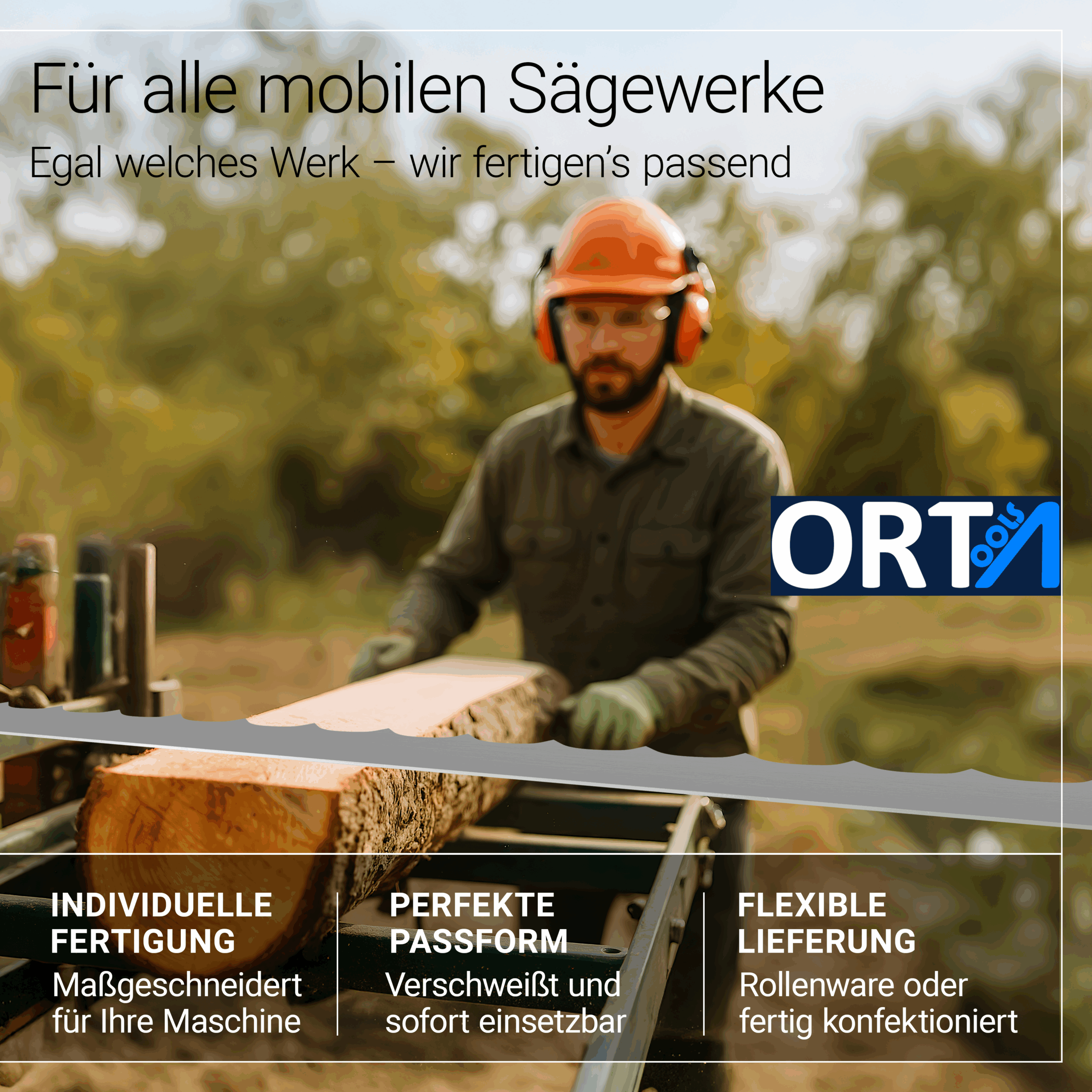 Mobile Bandsägeblätter -Standart