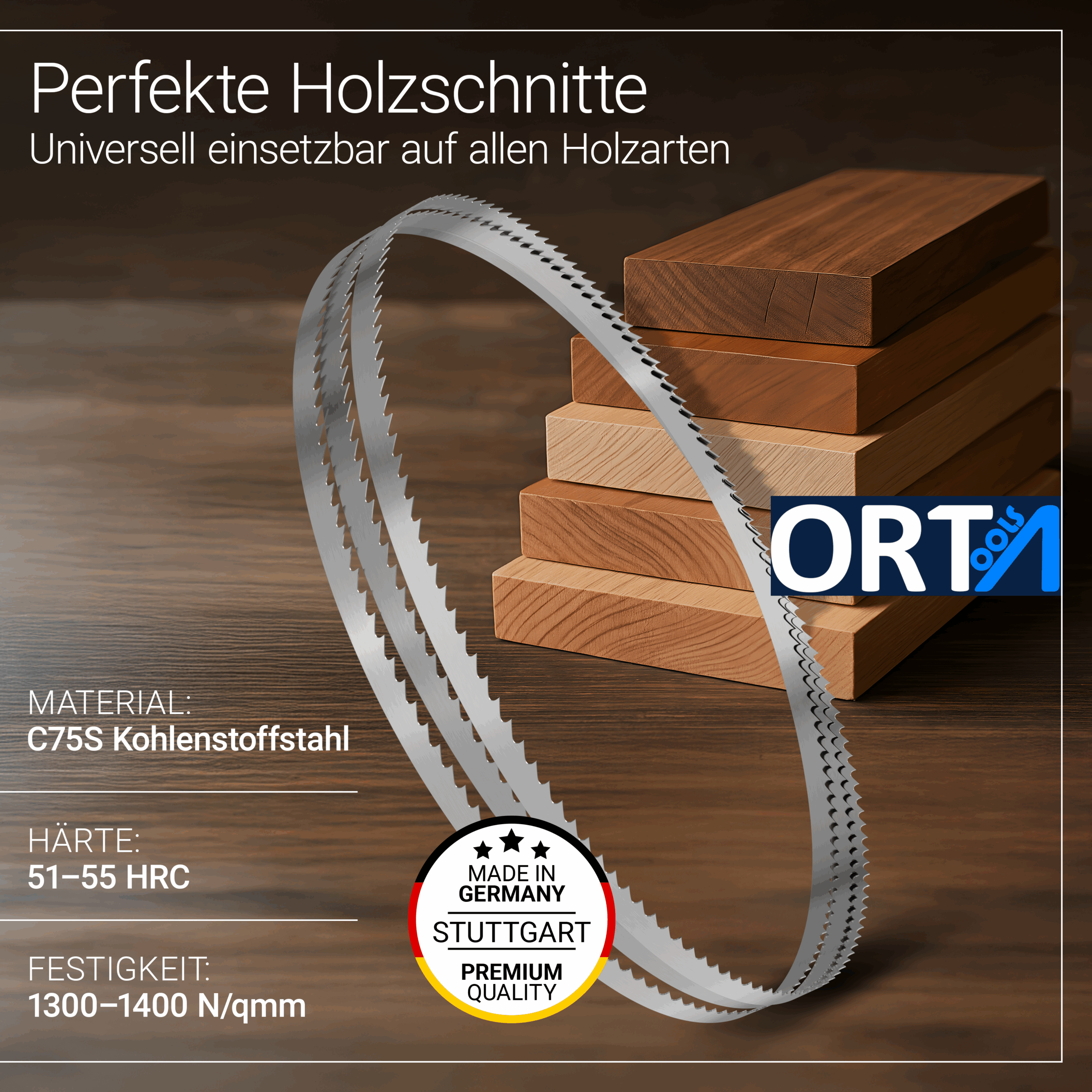 Spezialstahl Bandsägeblatt nach maß