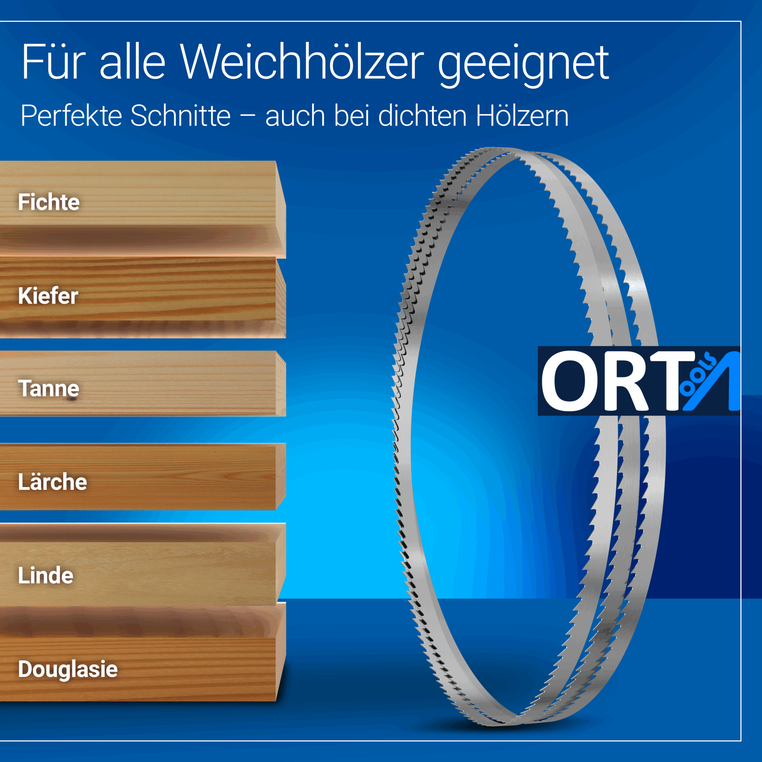 Spezialstahl Bandsägeblatt nach maß