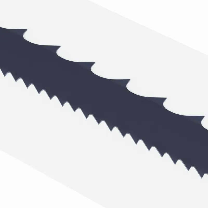 Zimmerei Bandsägeblatt mit Rückenschutzverzahnung | 1310 x 8 x 0,65 mm - 4 ZpZ