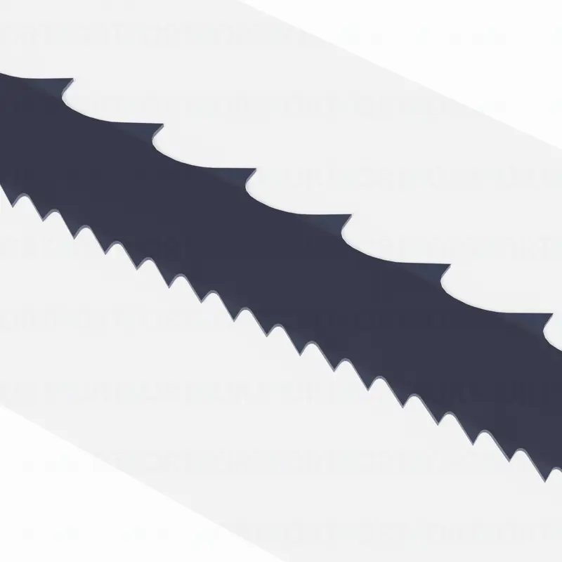 Zimmerei Bandsägeblatt mit Rückenschutzverzahnung | 1390 x 8 x 0,65 mm - 4 ZpZ