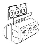 AEG EH 822 (10 Stück) Hartmetall Wendemesser 82 x 5,5 x 1,1 mm