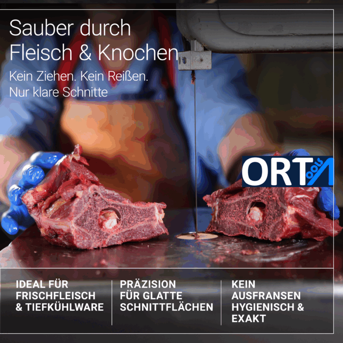 Individuelle Anfertigung Fleischerei Bandsägeblätter – Bild 4