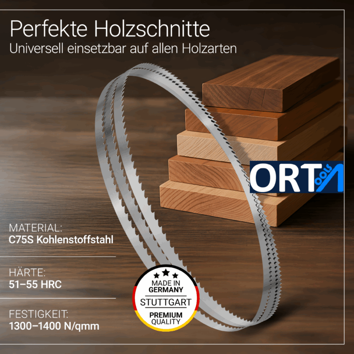 Spezialstahl Bandsägeblatt nach maß – Bild 2